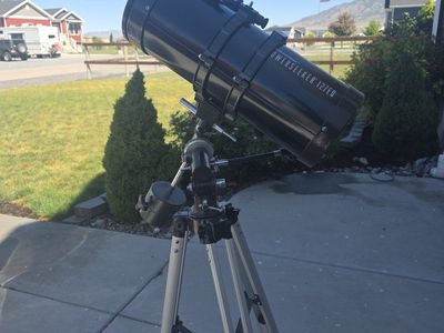 Celestron PowerSeeker 127EQ Telescope with Tripod & Equatorial Mount - Great for Stargazing!