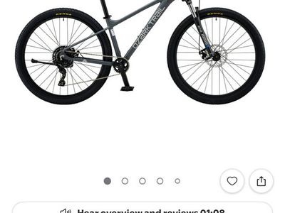 ozark Trail, Mountain Bike, 15 inch frame, disc brakes, eight speed