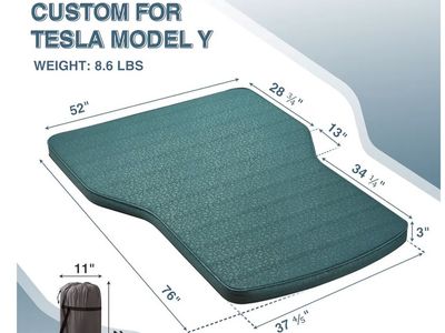 Tesla Foam and Air Mattress for Roadtrips and Camping