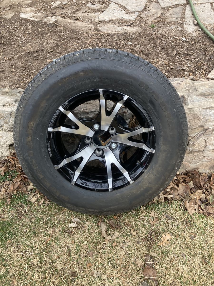 New Trailer Mag Wheel W-tire 5on 4.5 Lug