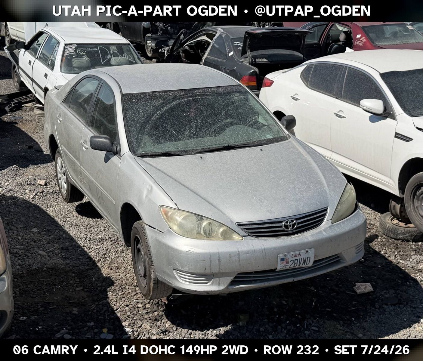 New Arrival - 2006 Toyota Camry Parts - UTPAP Ogden