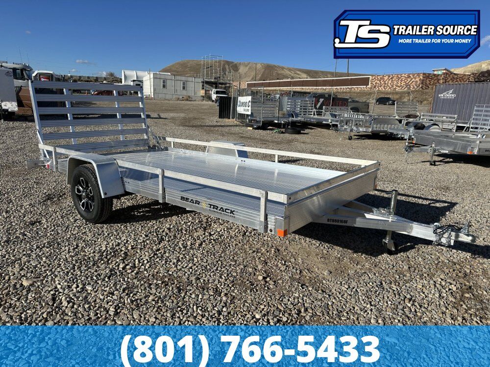 7x14 Bear Track BTU Aluminum Utility Trailer - 3.5K GVWR -