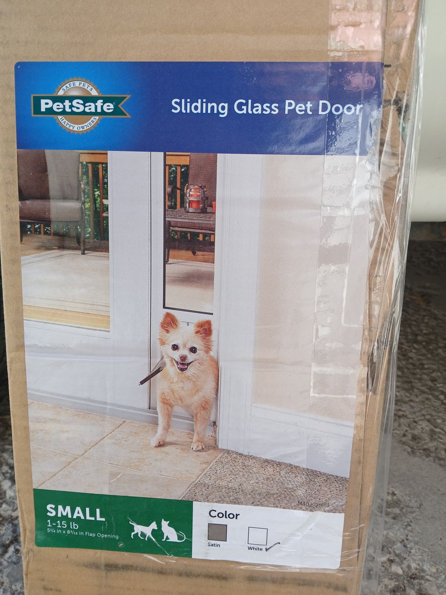 Petsafe sliding glass door doggie door for small dogs