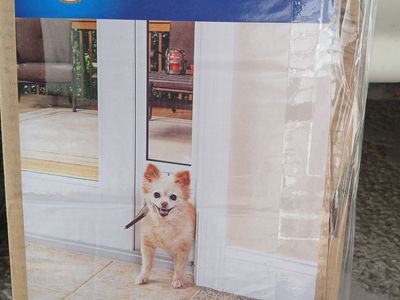 Petsafe sliding glass door doggie door for small dogs