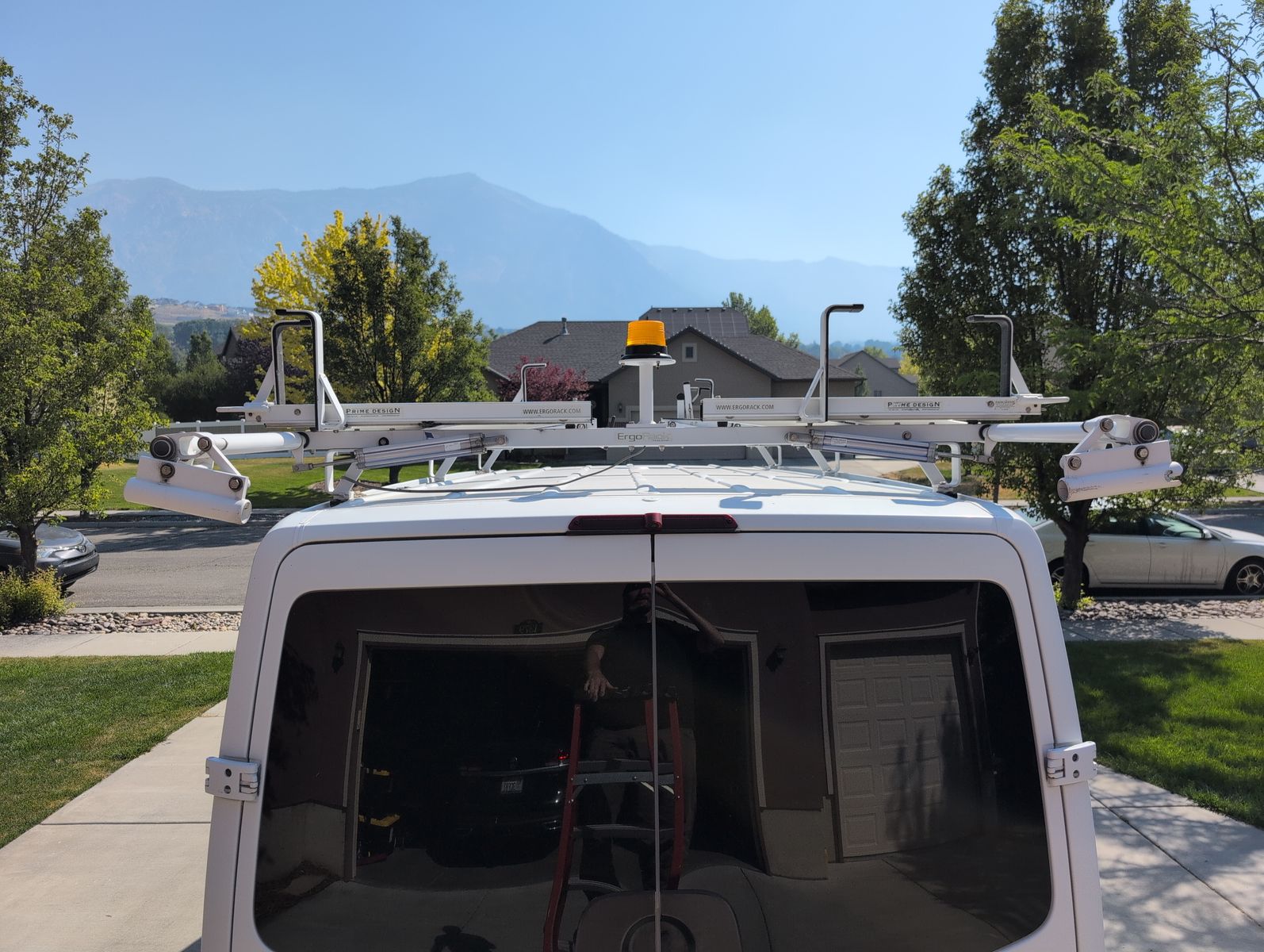 Mercedes Sprinter Electrician Roof Rack
