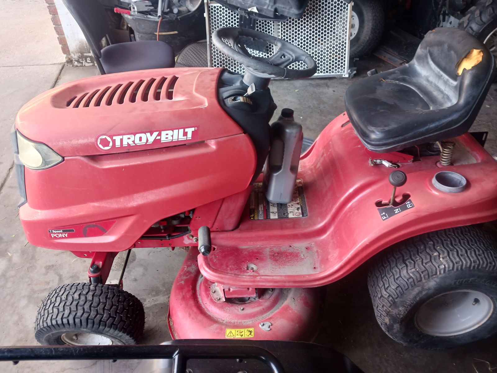 Non runner Troy bilt lawn tractor