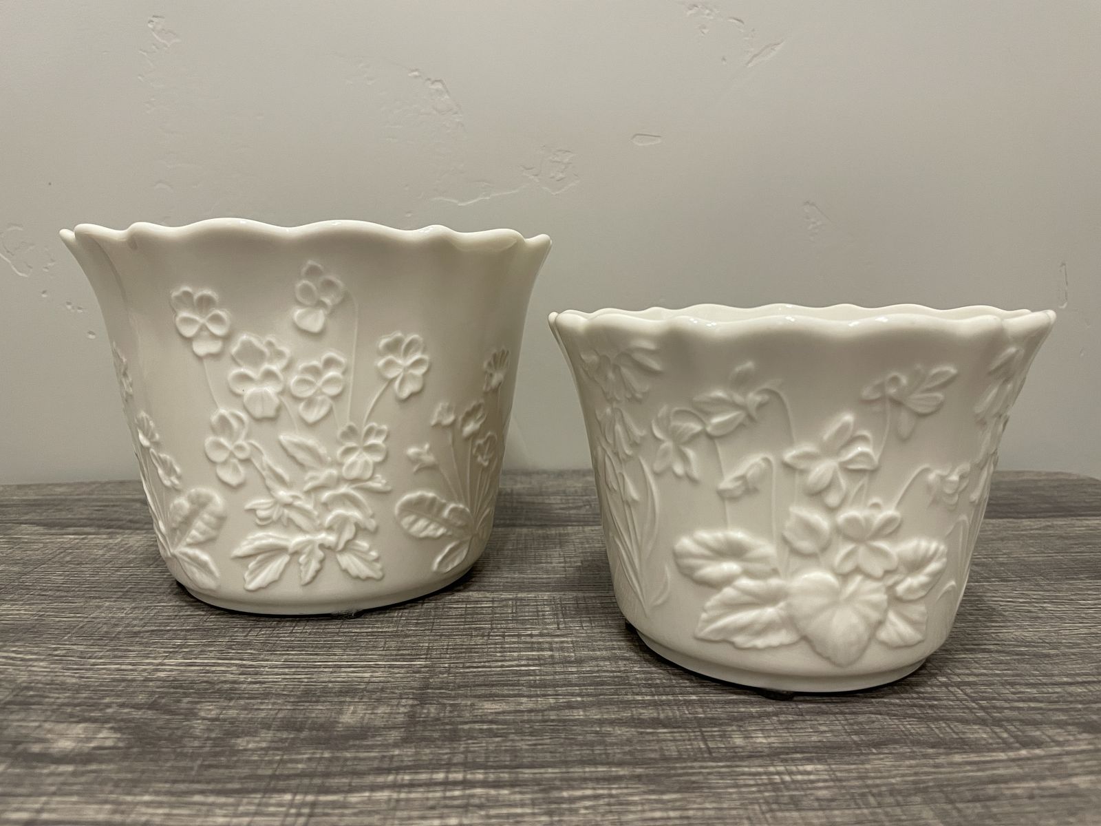 Lenox China Cachepot Set, Plant Containers, Planters