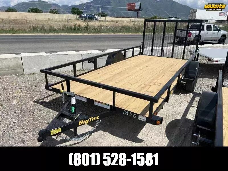 Big Tex Trailers 6.5x14 35SA Single Axle Utility Trailer