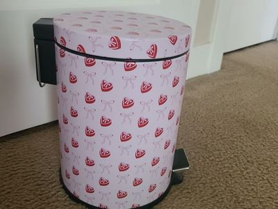 Pink Trashcan (H:11)