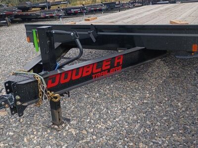 8.5x20 Double A Pro Series HB Deckover Equipment Trailer - 15.4K GVWR