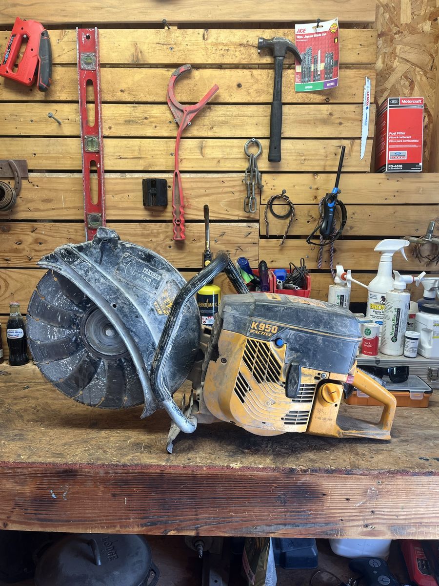 K950 Partner Concrete Saw