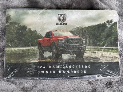 2024 RAM 2500/3500 Owner's Handbook - Factory Sealed New Condition