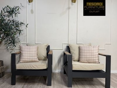 MODERN PATIO CHAIR SET