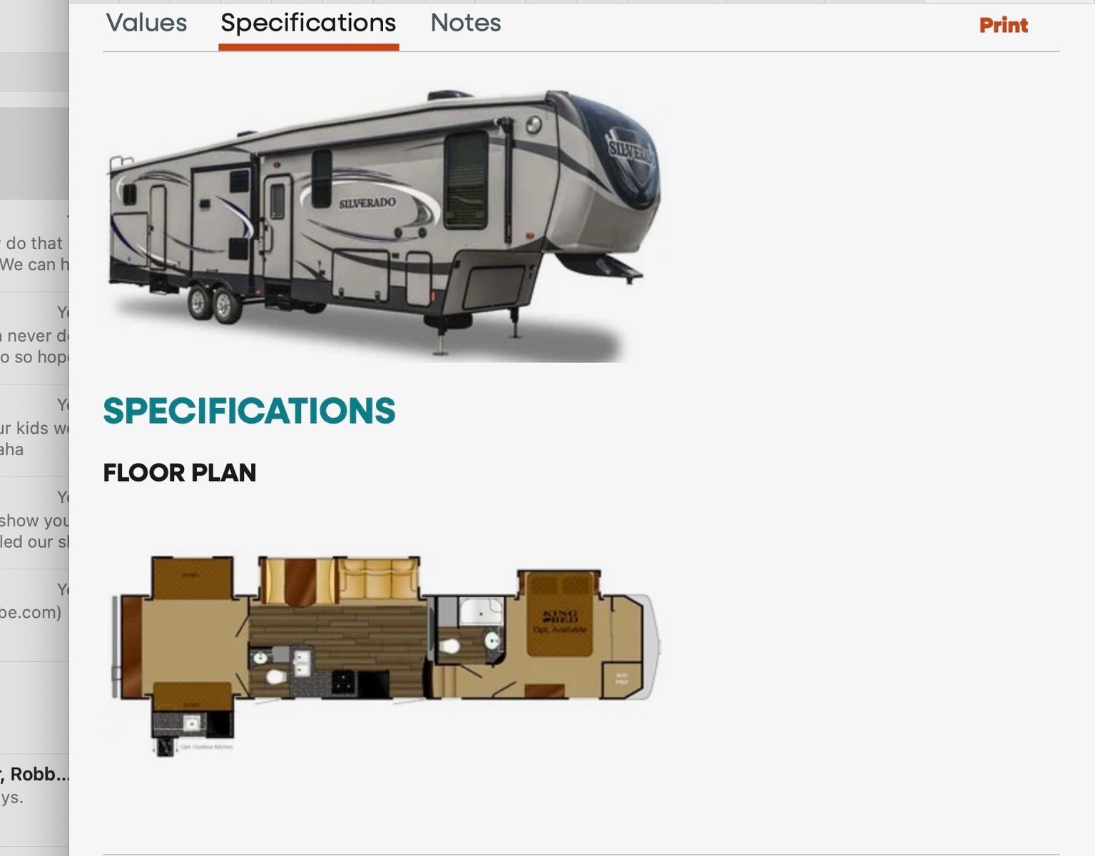 Heartland  Silverado Fifth-wheel camper trailer