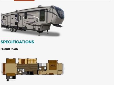 Heartland Silverado Fifth-wheel camper trailer