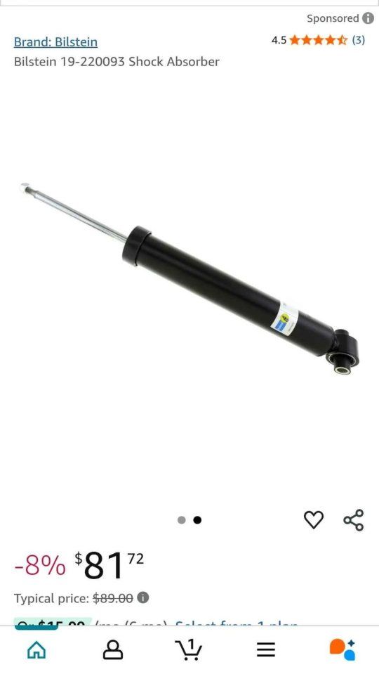 bilstein rear shock