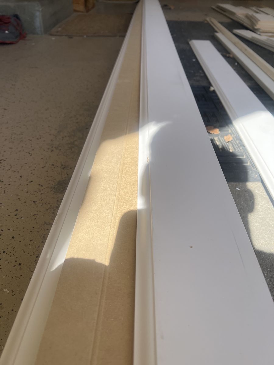(11) 16’ 4 1/4 inch baseboard
