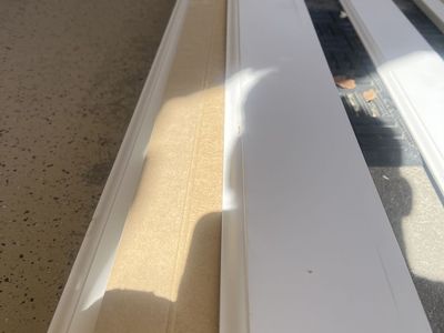 (11) 16’ 4 1/4 inch baseboard