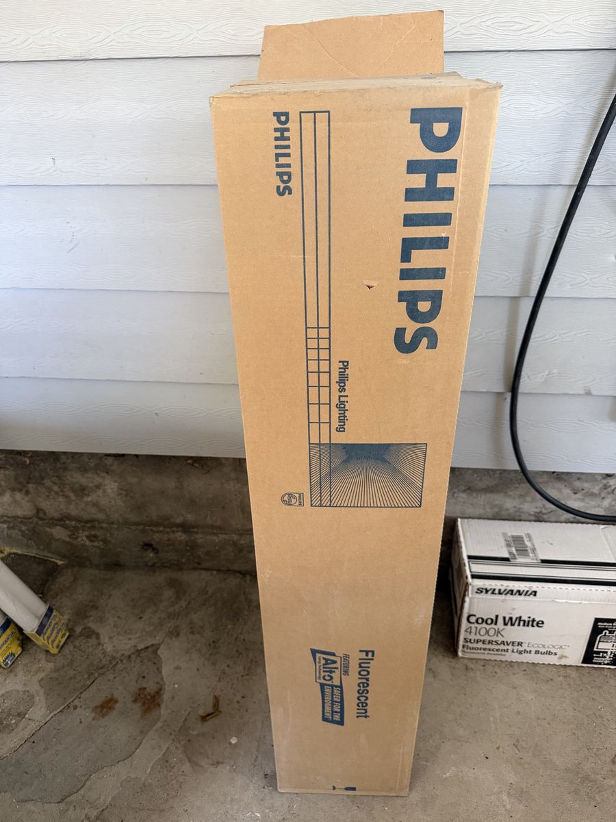 NEW Philips Fluorescent Light Bulbs - Set of 45