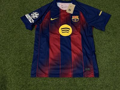 Nike FC Barcelona Lamine Yamal #10 2025/26 Home Jersey Men's Size L Dri-FIT New with Tags