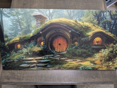 Lord of the Rings & Hobbit Canvas Wall Art of the Shire - Fantasy