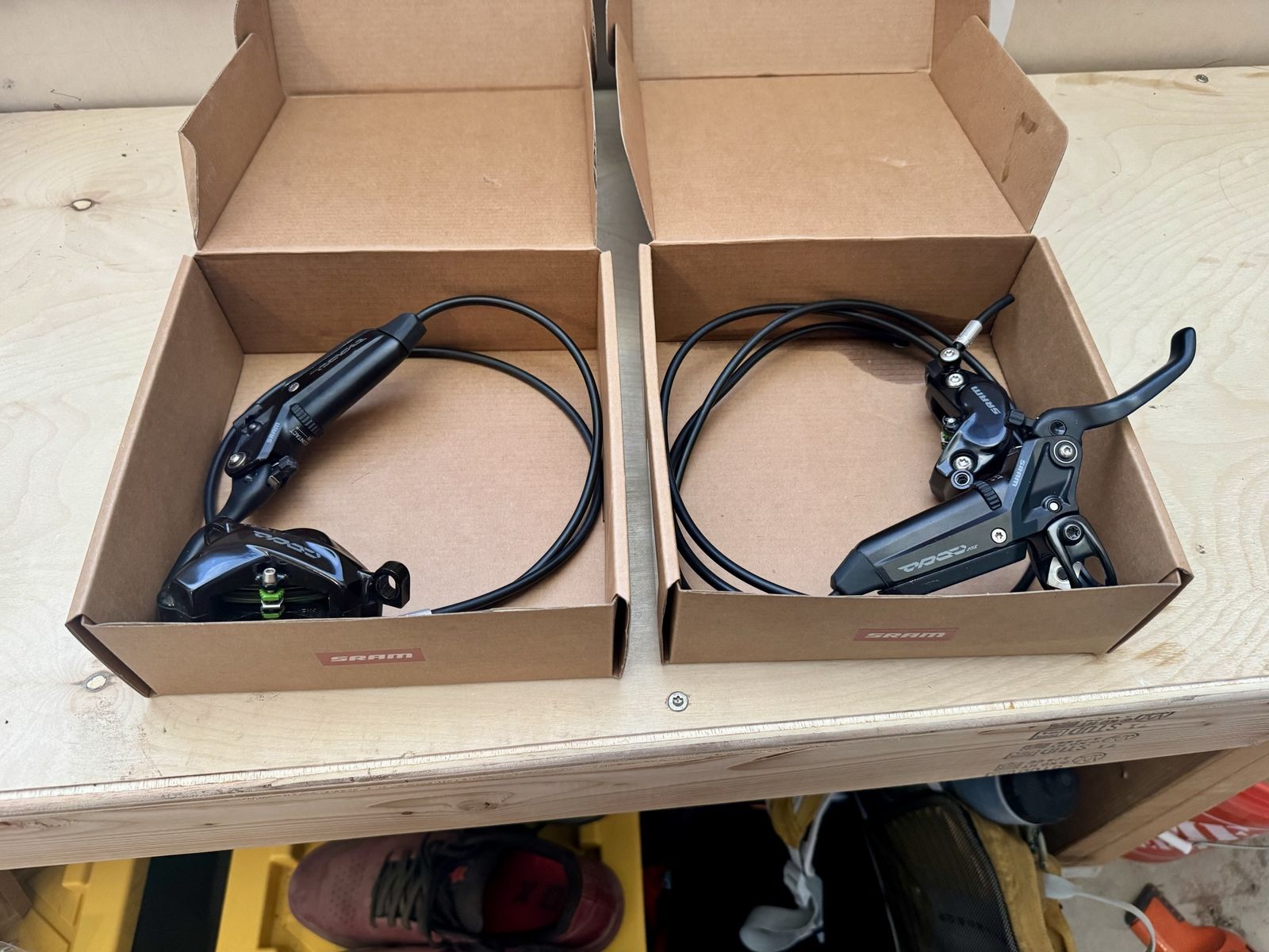 SRAM Code Silver Stealth Front/Rear Brake Set