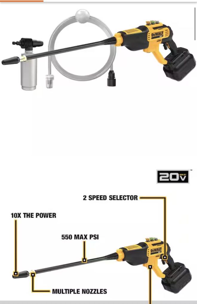 Dewalt -cordless power cleaner