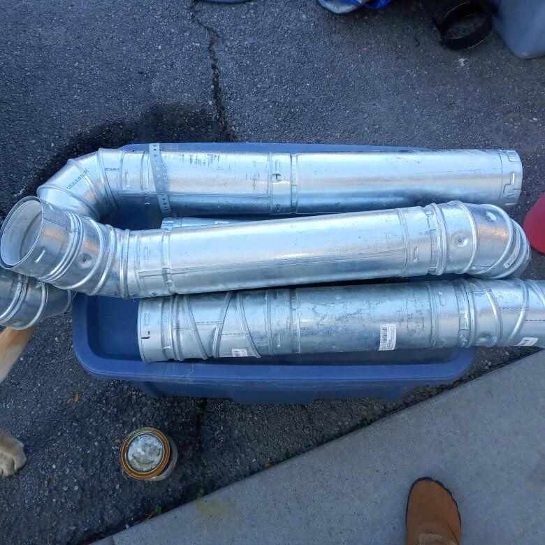 4" double wall vent piping