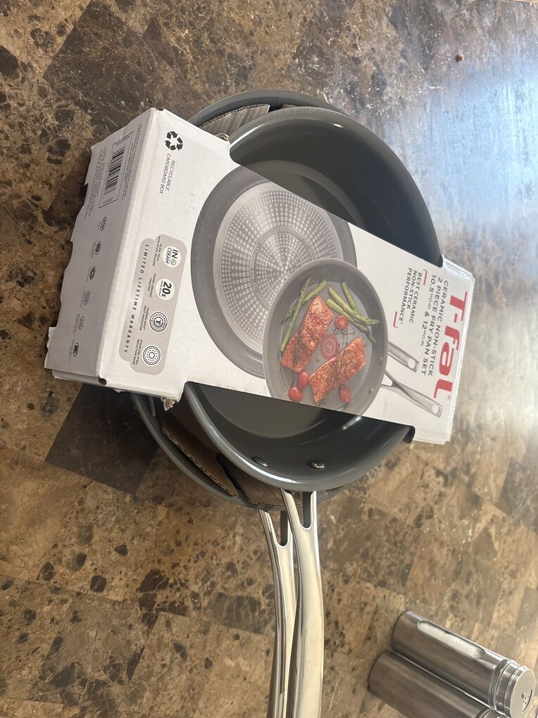TFal Ceramic 10.5 And 12 Inch Fry Pan Induction
