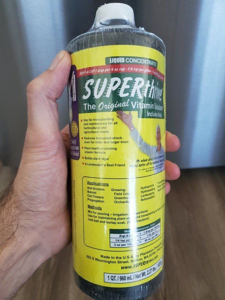 Superthrive 1 Qt Liquid Plant Vitamin Fertilizer