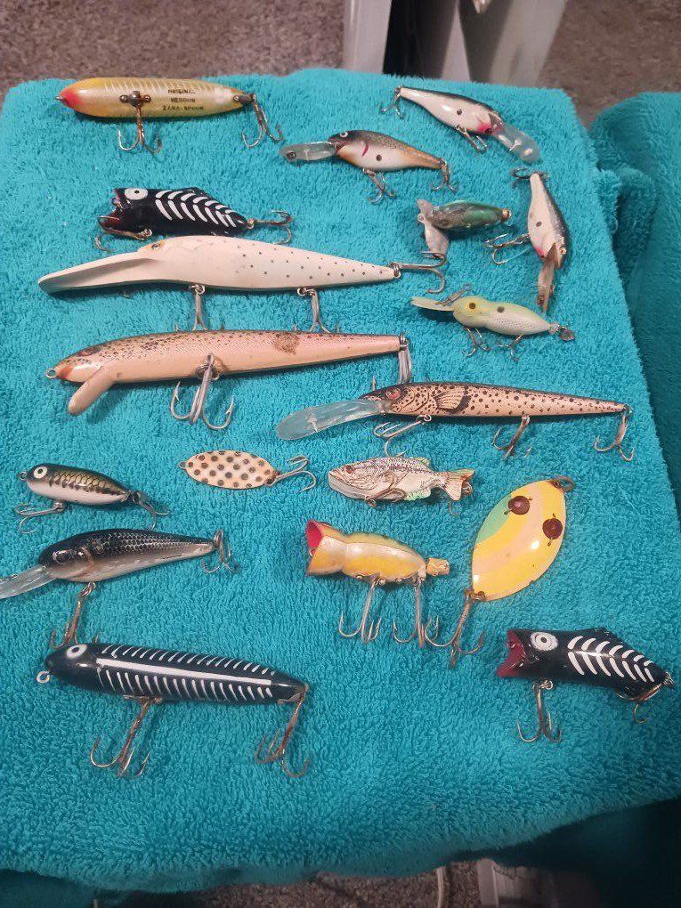 Vintage fishing lures