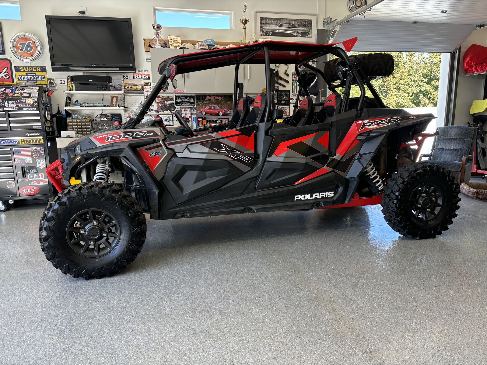 Polaris RZR XP 4 1000 EPS Side-by-Side UTV - Red/Black