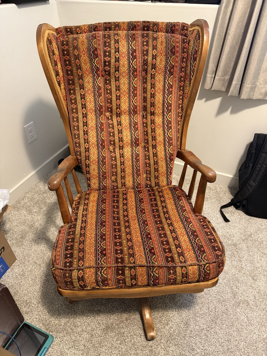 Antique Swivel Rocking Chair