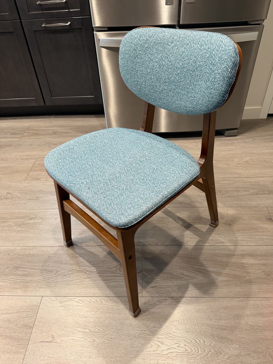 $200 (6) Levity Chairs with Removeable, Machine-Washable Covers.