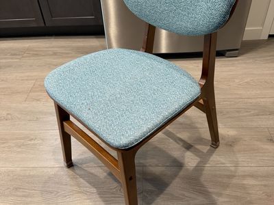 $200 (6) Levity Chairs with Removeable, Machine-Washable Covers.