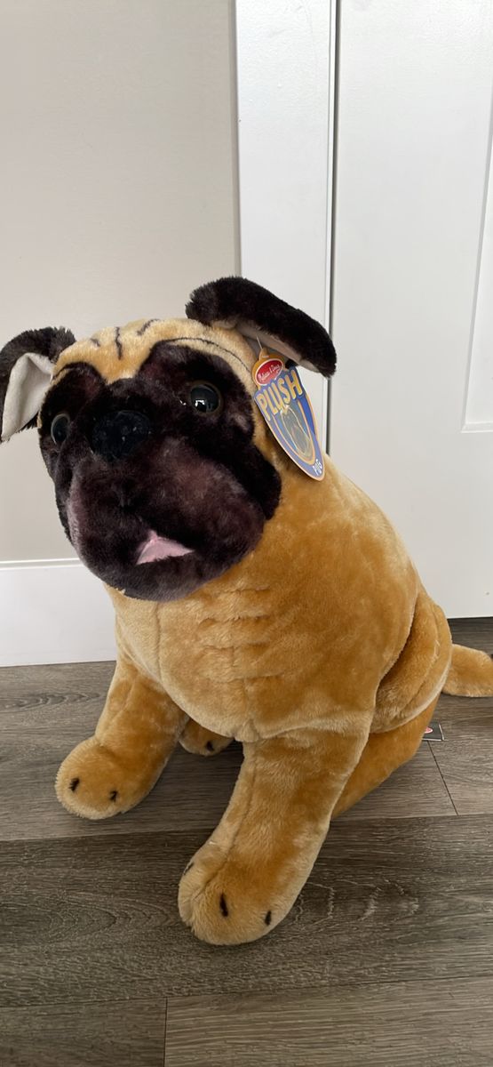 Melissa And Doug Plush Pug Realistic 18 In Animal