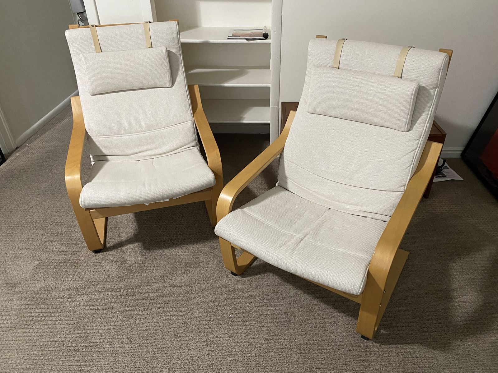 IKEA two Poang Chairs