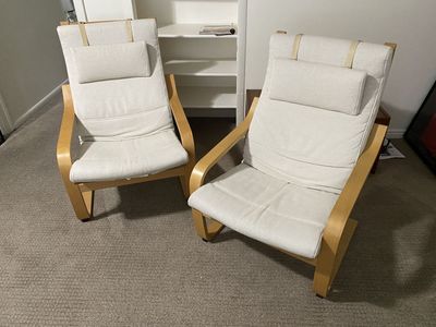 IKEA two Poang Chairs