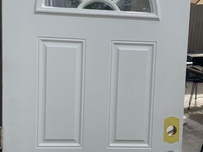 36" Exterior Door + Screen Door