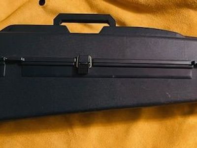 Black Hard Shell Gun Case for Rifle/Shotgun - Durable Storage & Transport