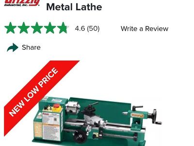grizzly minimetal lathe