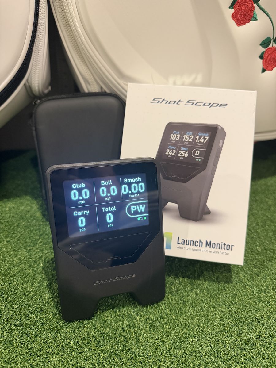 Shot Scope LM1 Launch Monitor - Mint - W/All Accessories