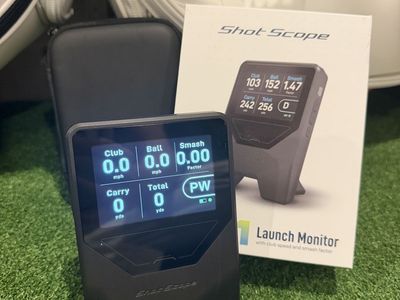 Shot Scope LM1 Launch Monitor - Mint - W/All Accessories