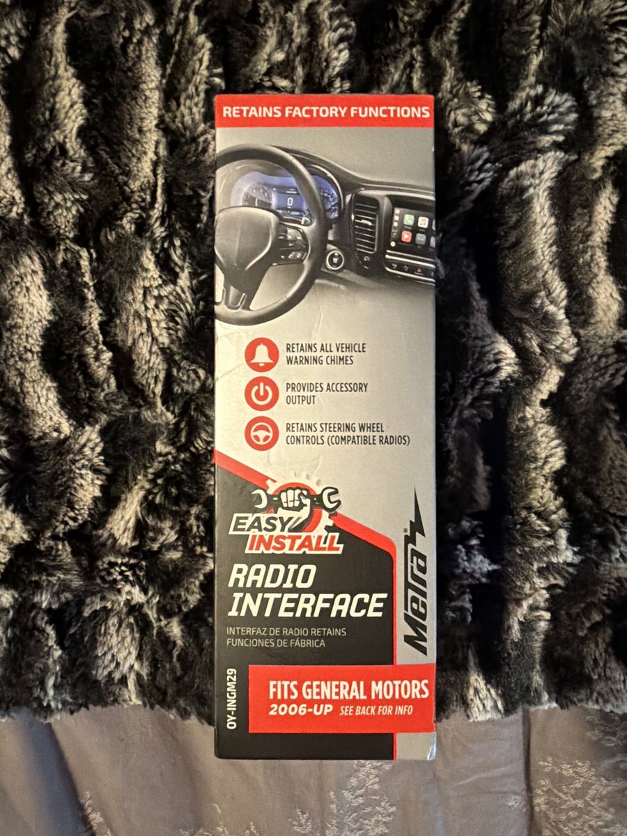 Metra Radio Interface GM 2006 And Up