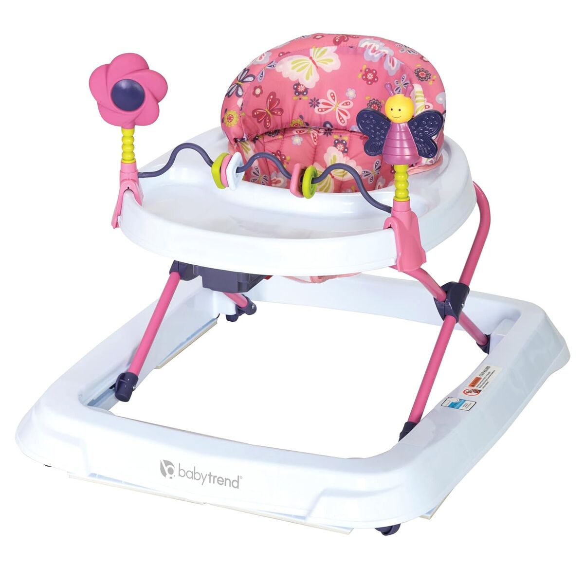 Brand NEW in Box Smart Steps Trend Activity Walker w/ Removable Toy Bar, Multi-Directional Front Wheels, Ages 6 Months +, Pink