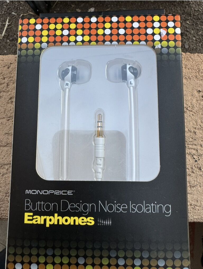 Monoprice Button Design Noise Isolating Earphones