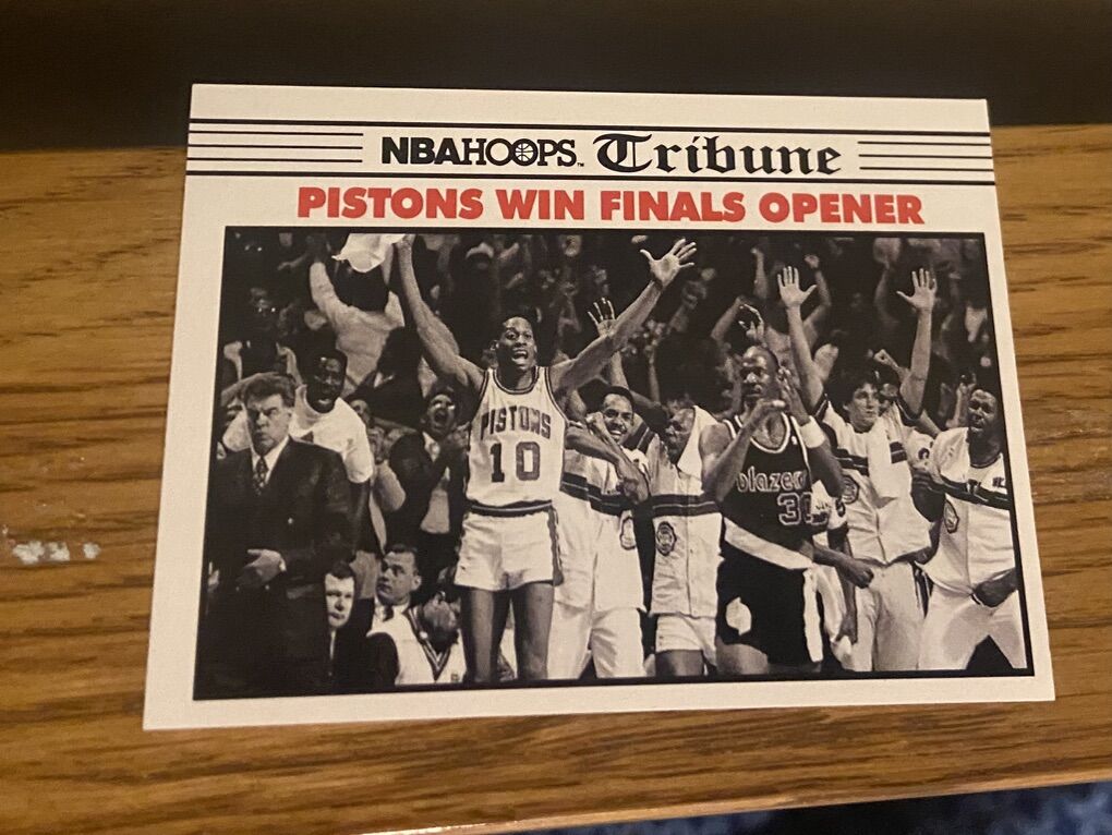 Pistons NBA Finals Card