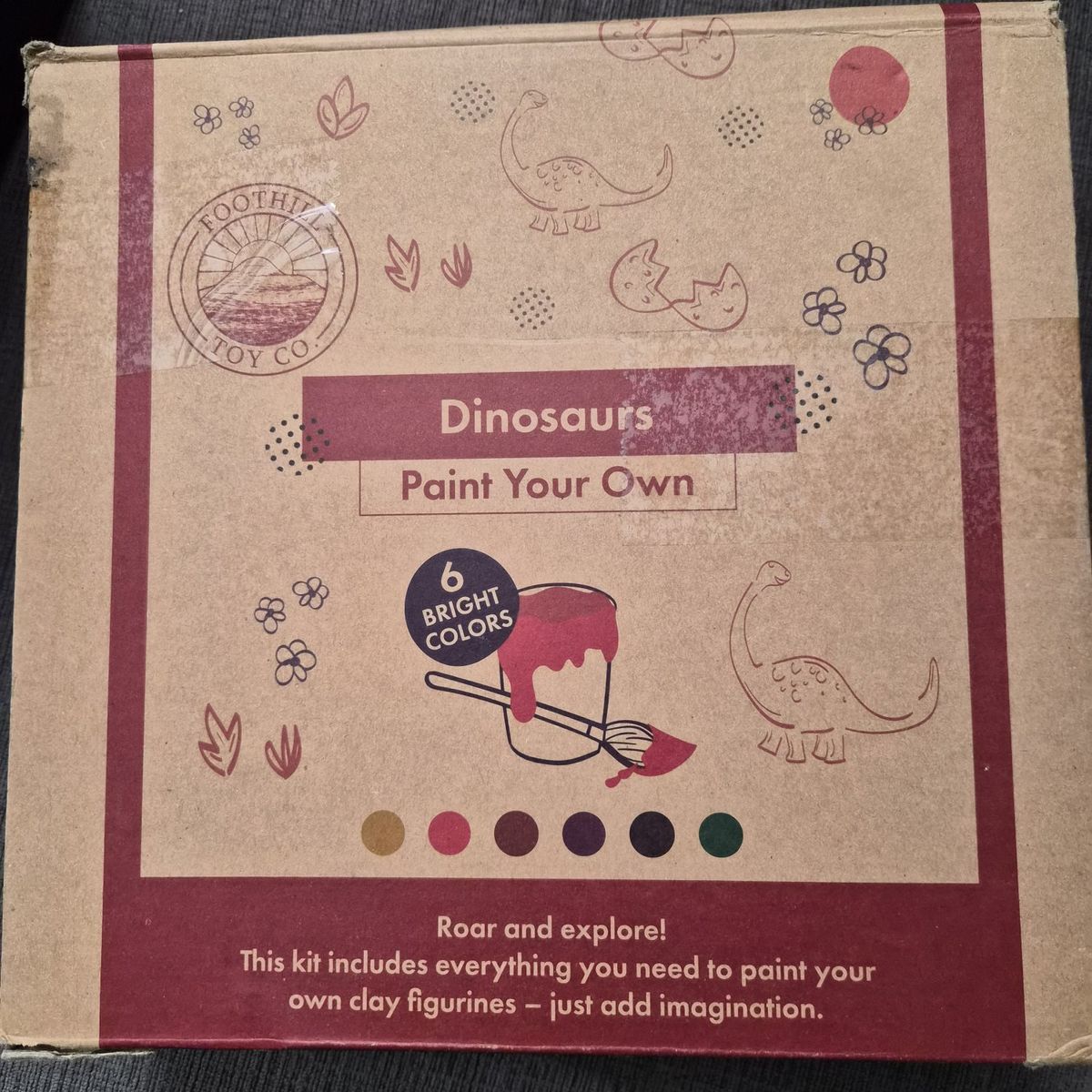 New painting dino kit