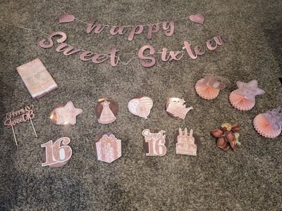 Sweet 16 Birthday decorations