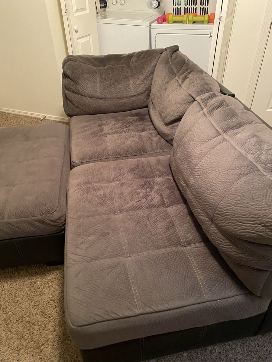 Green/Gray Couch Sectional
